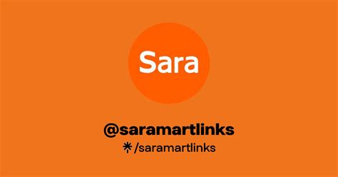 @saramartlinks .